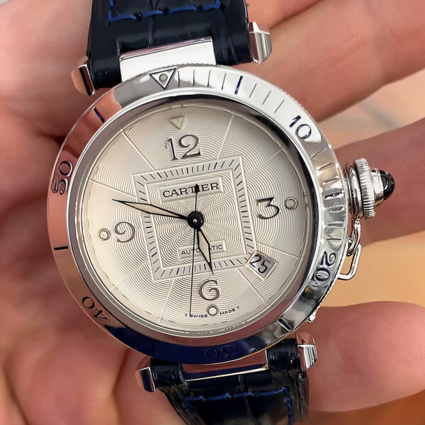 Cartier Pasha<br>38mm – 2353 – White Gold – Year 1998