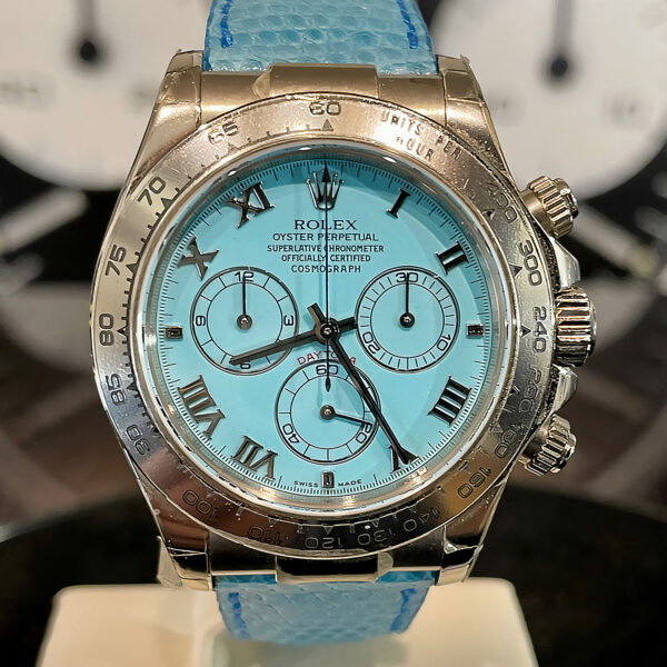 Rolex Daytona Beach Blue Ref. 116519 Turquoise Dial NOS 2002
