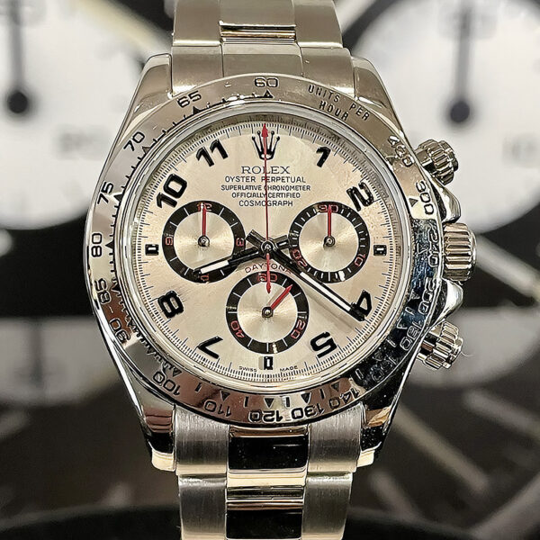 Rolex Daytona Ref. 116509 Silver Racing Dial Full Set 2011