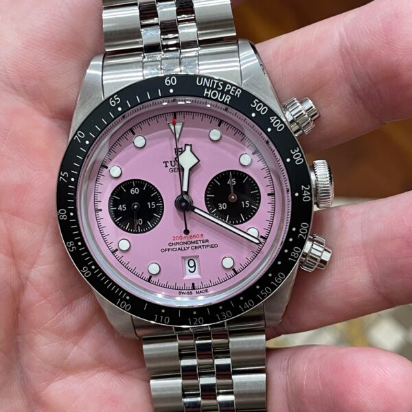 Tudor Black Bay Chrono<br>79360N - Full Set 03/2026 - Pink Inter Miami - Flamingo